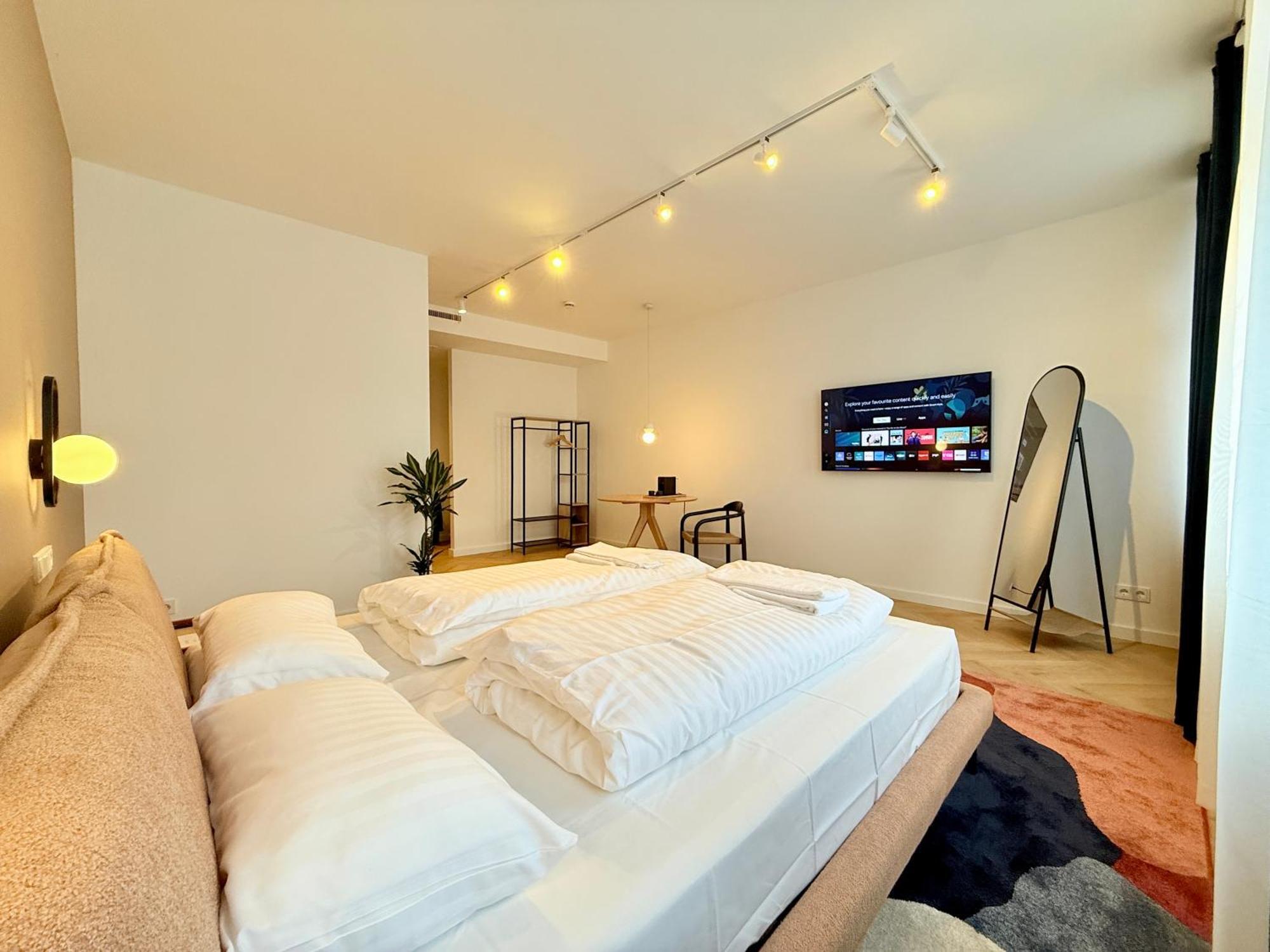 Stayzz By Homyzz - Modern Studios Alsterdorf -Winterhude- Stadtpark Hamburgo Exterior foto